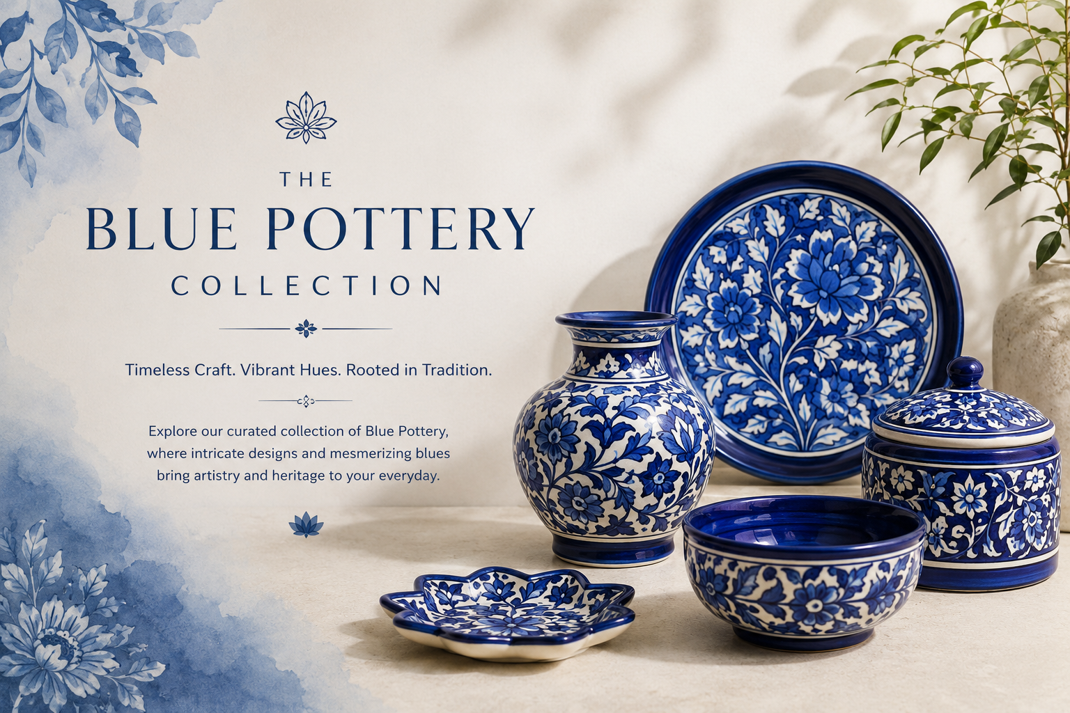 Jaipur Blue Pottery Collection