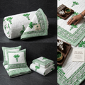 Hand block 100% cotton bed quilt 1