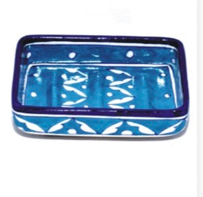 Jaipur Blue Pottery Rice Plate