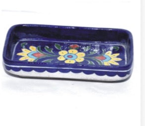 Jaipur Blue Pottery Rice Plate
