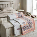 Hand block 100% cotton bed cover 3