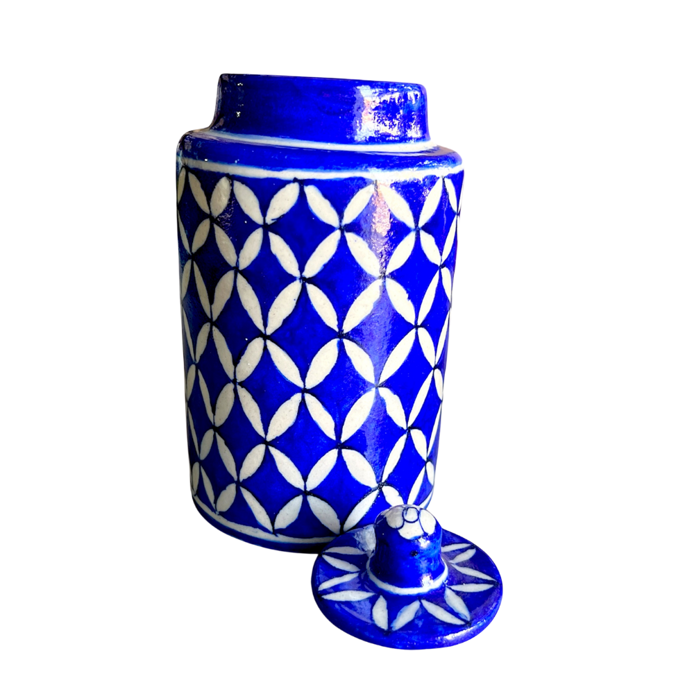 Jaipur Blue Pottery Barni Jar