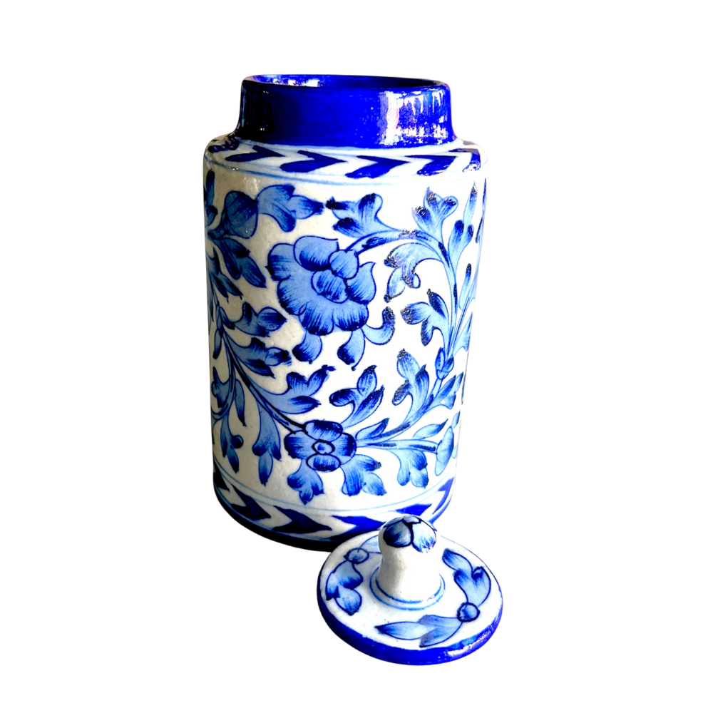 Jaipur Blue Pottery Barni Jar