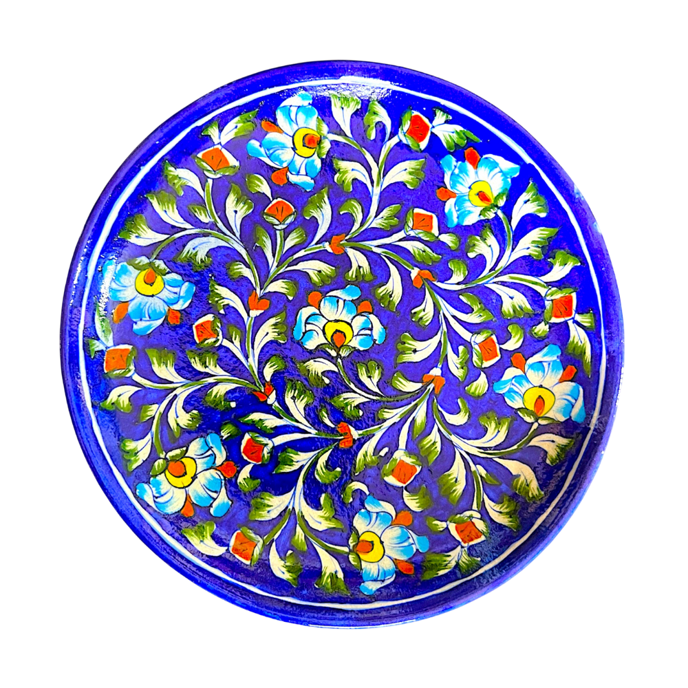 Jaipur Blue Pottery Plate