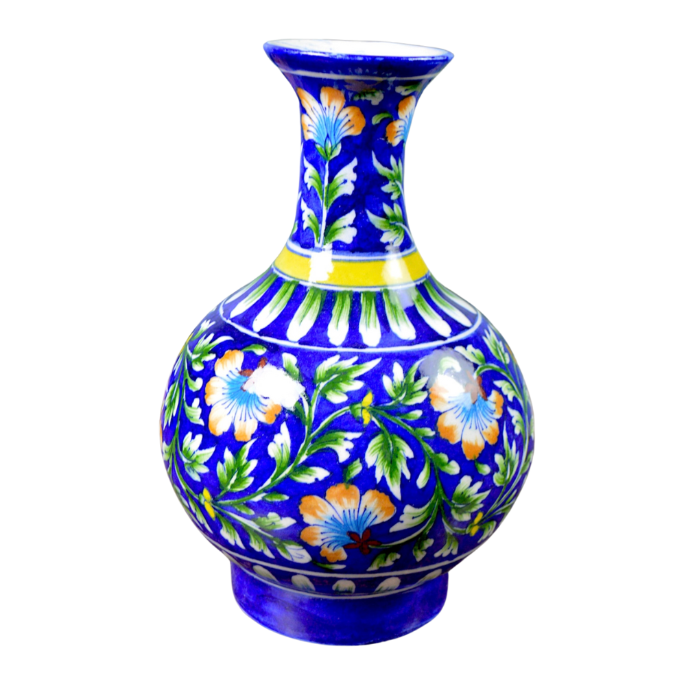 Jaipur Blue Pottery Flower Pot