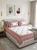 Hand block 100% cotton bed sheet