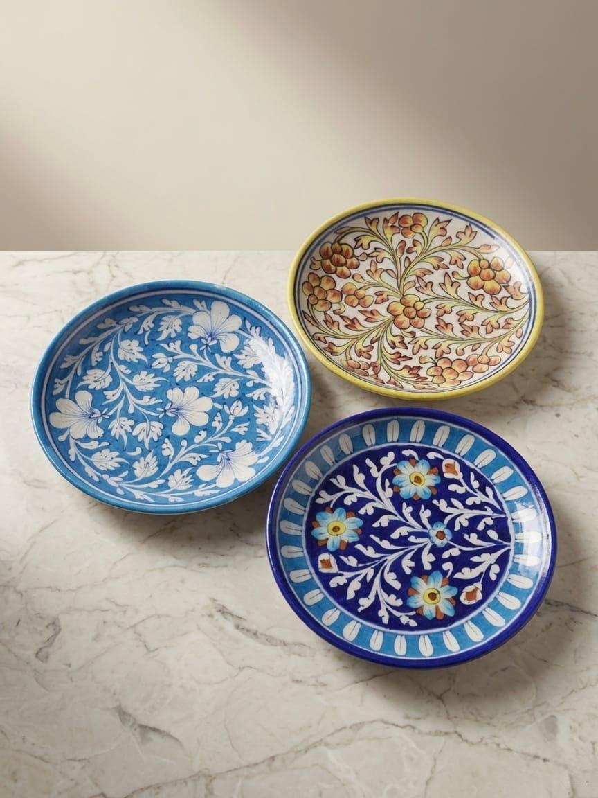 Jaipur Blue Pottery Plate